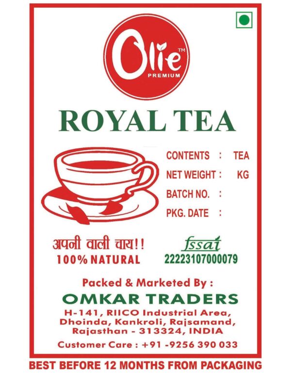 Olie Royal Tea Bag | 25KG | Loose Tea